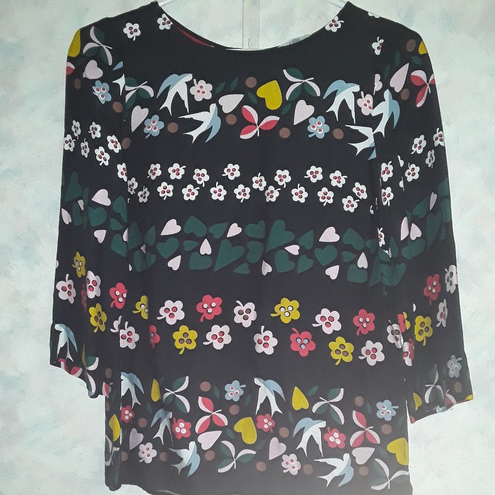 Beautiful Boden Printed  Blouse